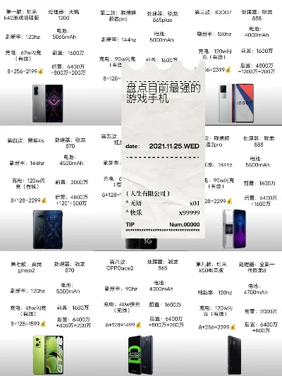 八款经典游戏手机排行榜